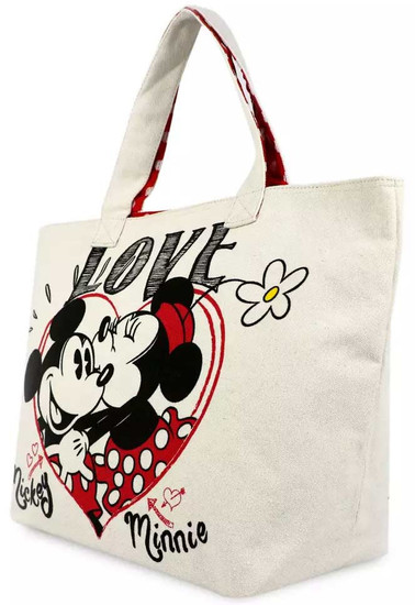 minnie mouse canvas tote bolsa