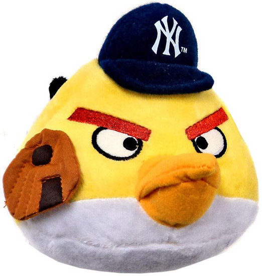 Angry Birds MLB Yellow Bird 6-Inch Plush [New York Yankees]