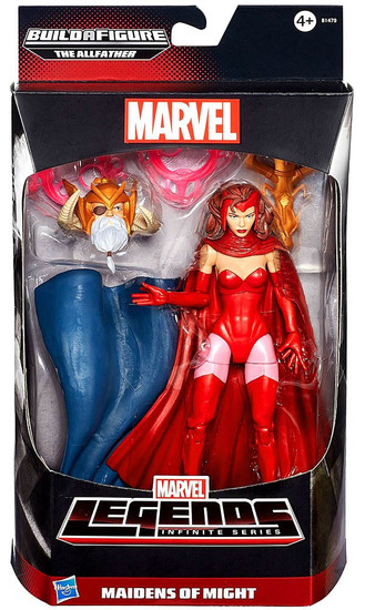 Marvel Avengers Marvel Legends Allfather Series Scarlet Witch 6 Action Figure Maidens Of Might Hasbro Toys Toywiz