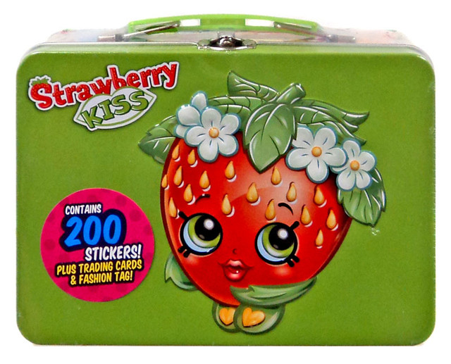 Shopkins Strawberry Kiss Collectors Tin Moose Toys ToyWiz Shopkins Strawberry Kiss Collectors Tin Moose Toys ToyWiz