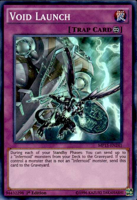 Yu-Gi-Oh! Void Launch (MP15-EN241) - Super Rare Continuous Trap Card, 1st Edition