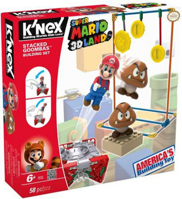 Knex Super Mario 3d Land Stacked Goombas Set 38419 Toywiz 6495