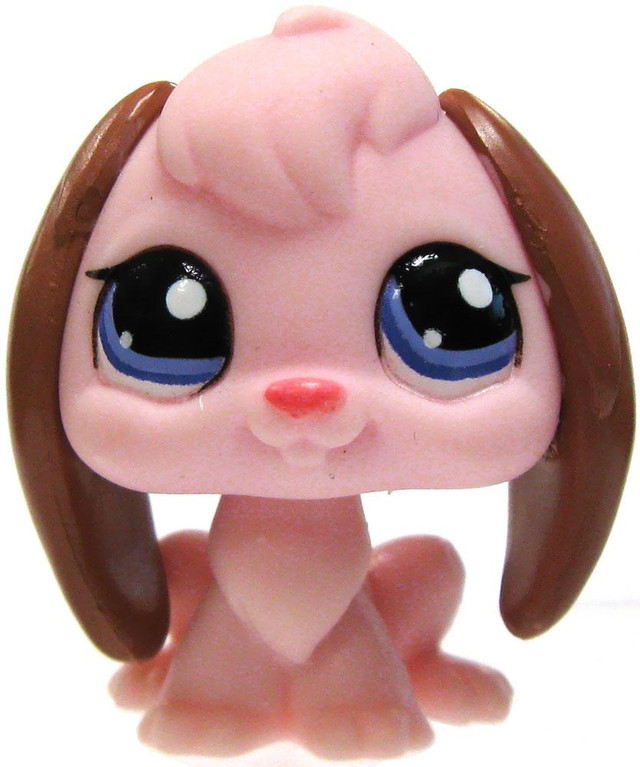 Littlest Pet Shop Cutest Pets Bunny 1.5 Mini Figure 2438 Pink Loose