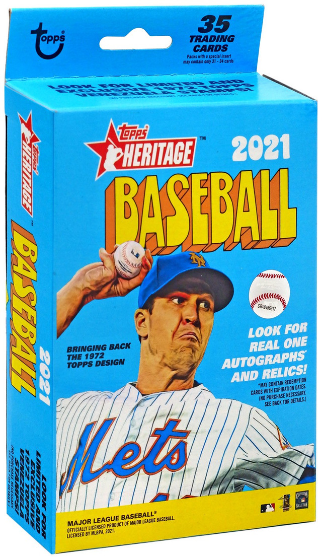 2021 Topps Heritage Baseball Blue Hanger Box (Exclusive) - 35