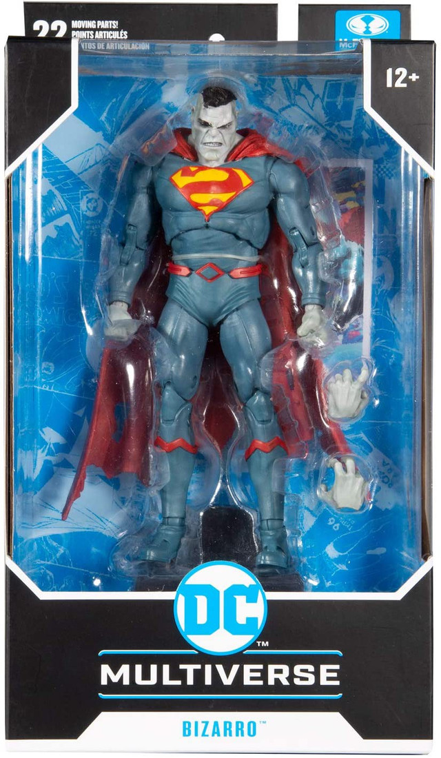 McFarlane DC Retro Bizarro Action Figure - Super Friends Style, 6-Inch Collectible Toy With Accessories
