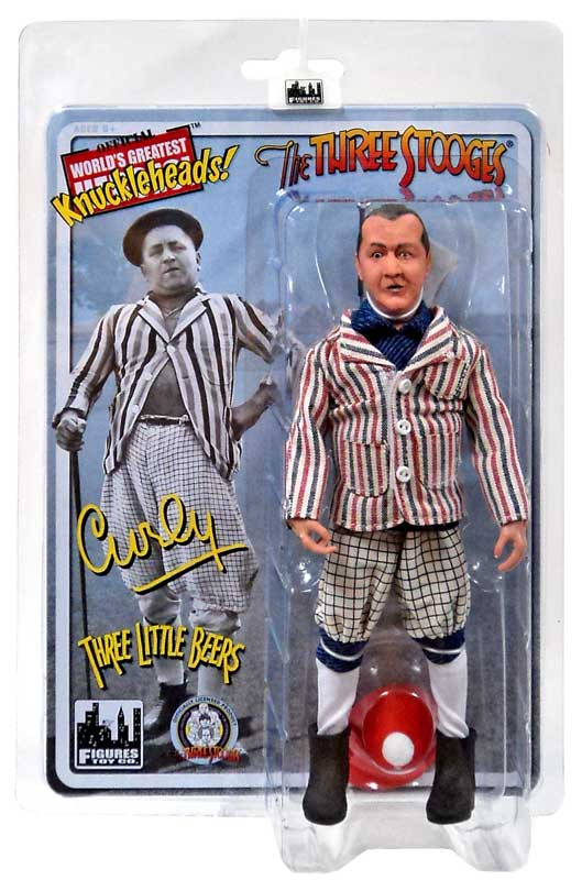 The Three Stooges Three Little Beers Curly 8 Action Figure Figures Toy