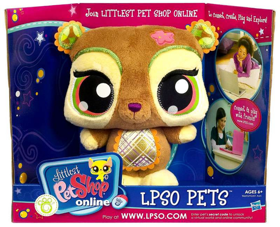 Littlest Pet Shop Online LPSO Pets Bear Plush Hasbro Toys ToyWiz