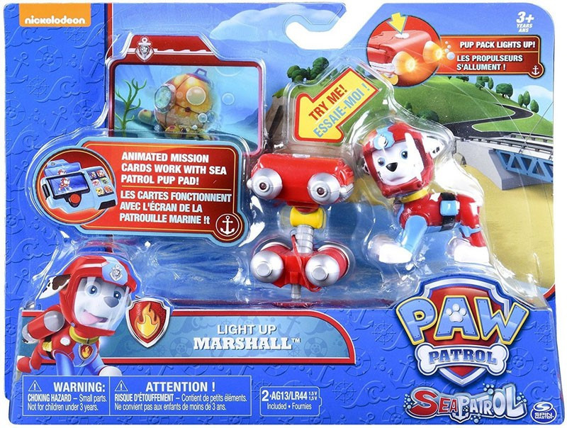 Paw Patrol Action Pack Pup PupFu Marshall Figure Spin Master ToyWiz