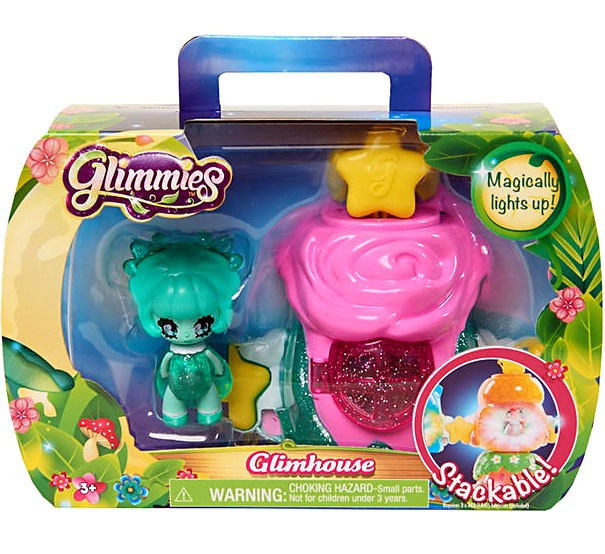 Glimmies Series 2 Blister Pack With 1 Figure - Assorted Color/Model, Lights Up In The Dark