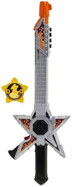 Power Rangers Ninja Steel - Rockstorm Guitar Sword Morpher - Bandai Japon