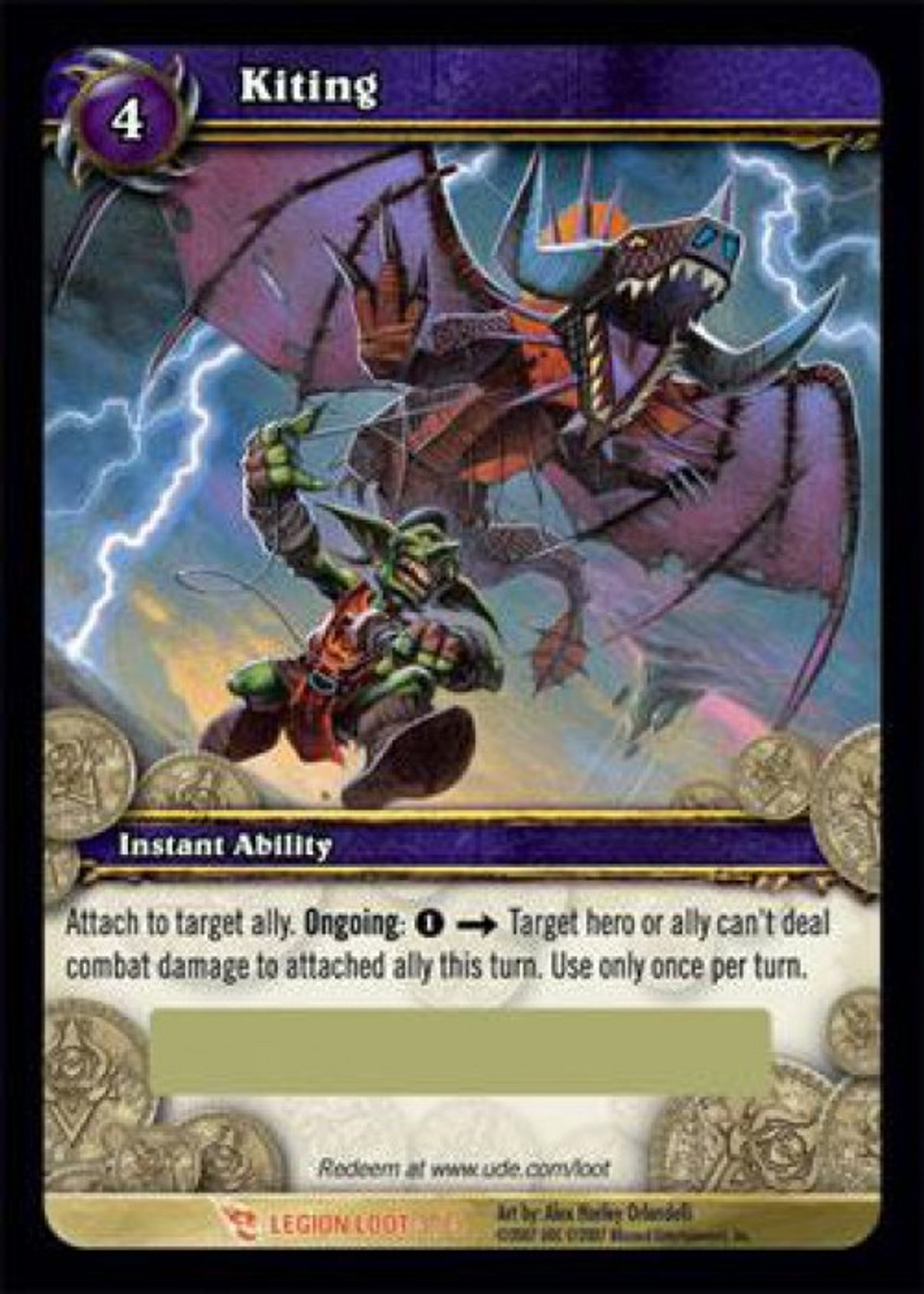 World of Warcraft Trading Card Game March of the Legion Single Card Legendary Loot Kiting 3 ToyWiz World of Warcraft Trading Card Game March of the Legion Single Card Legendary Loot Kiting 3 ToyWiz