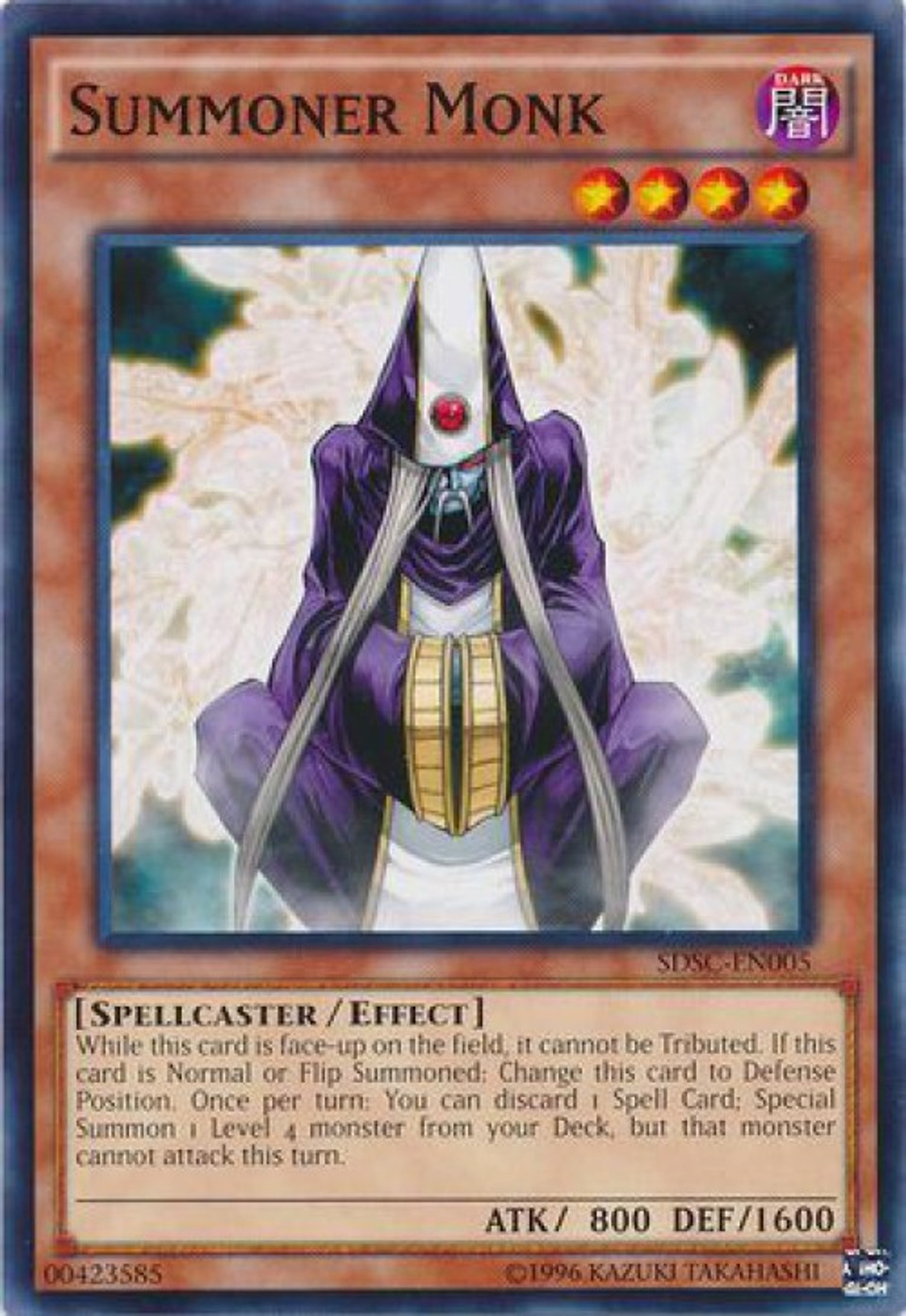 YuGiOh YuGiOh 5Ds Spellcasters Command Single Card Common Summoner Monk