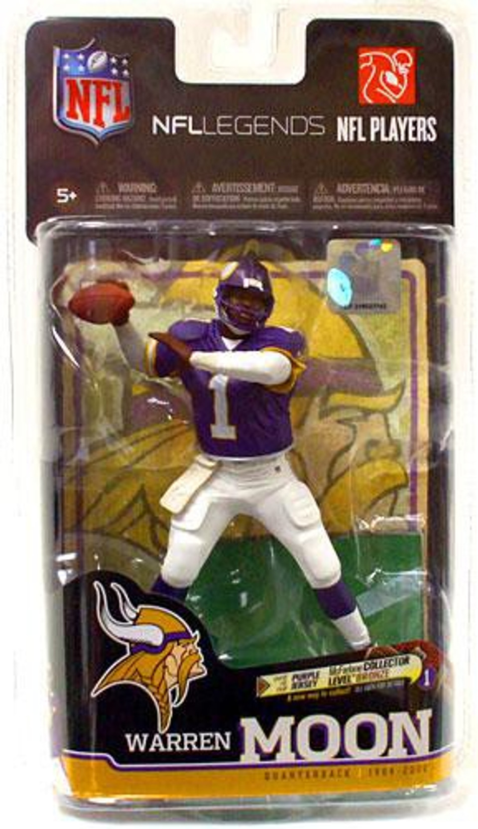 McFarlane Toys NFL Minnesota Vikings Sports Picks Legends Series 6