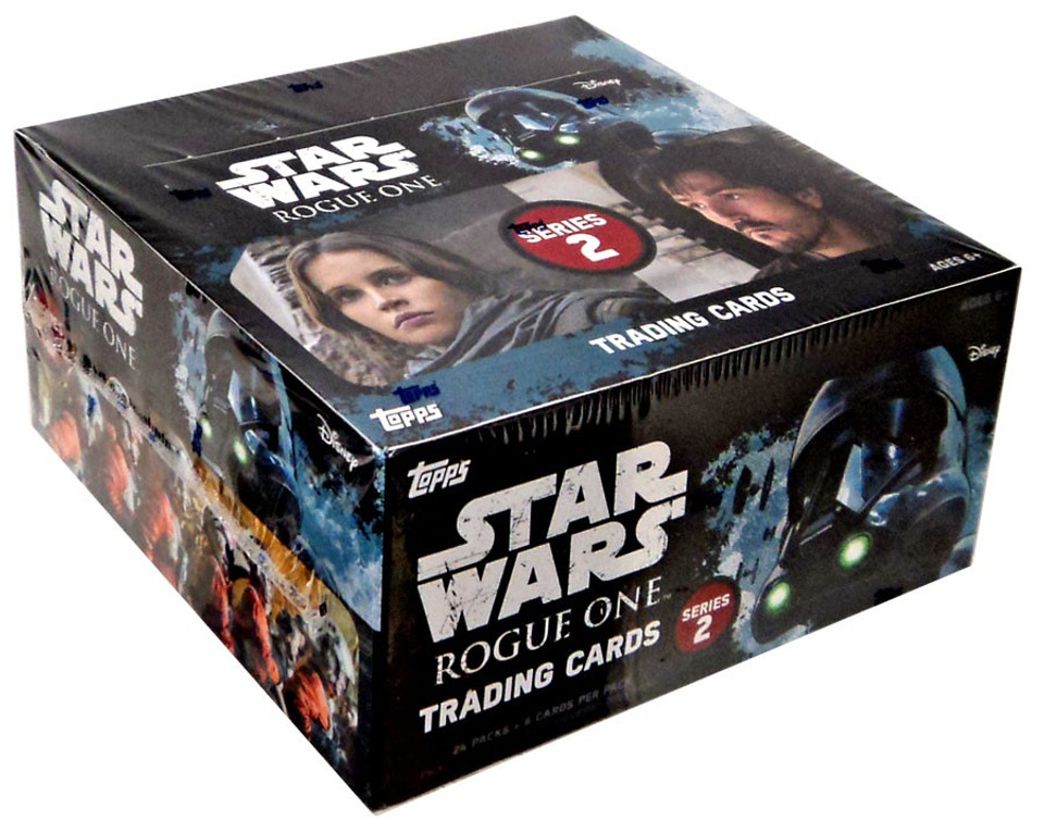 Star Wars Topps Rogue One Series 2 Trading Card Box 24 Packs ToyWiz