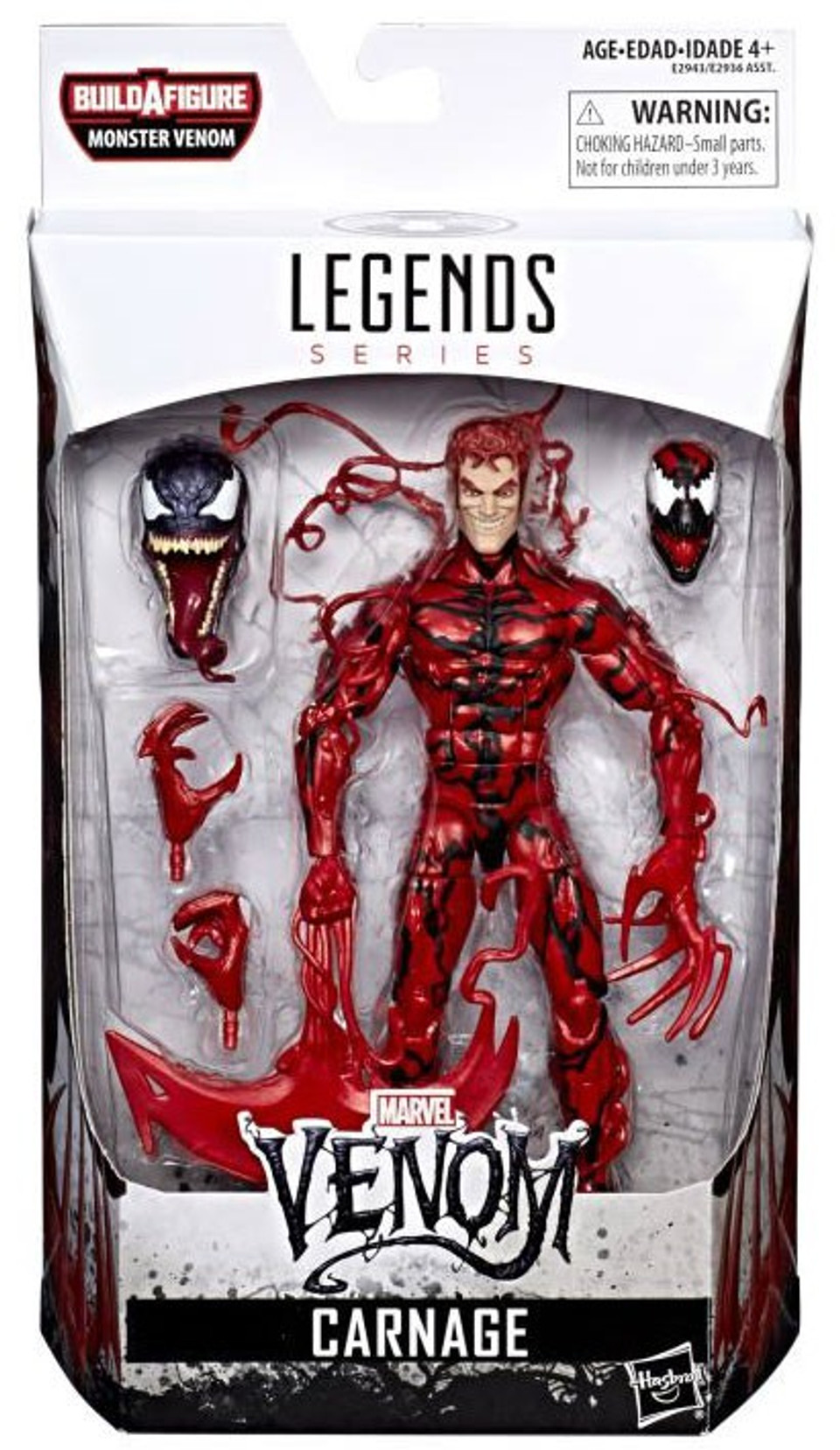 carnage monster venom marvel legends pose