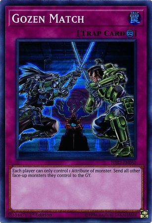 YuGiOh Hidden Summoners Single Card Super Rare Gozen Match HISUEN060