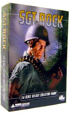 DC 16 Scale Deluxe Sgt. Rock 16 Collectible Figure DC Direct ToyWiz