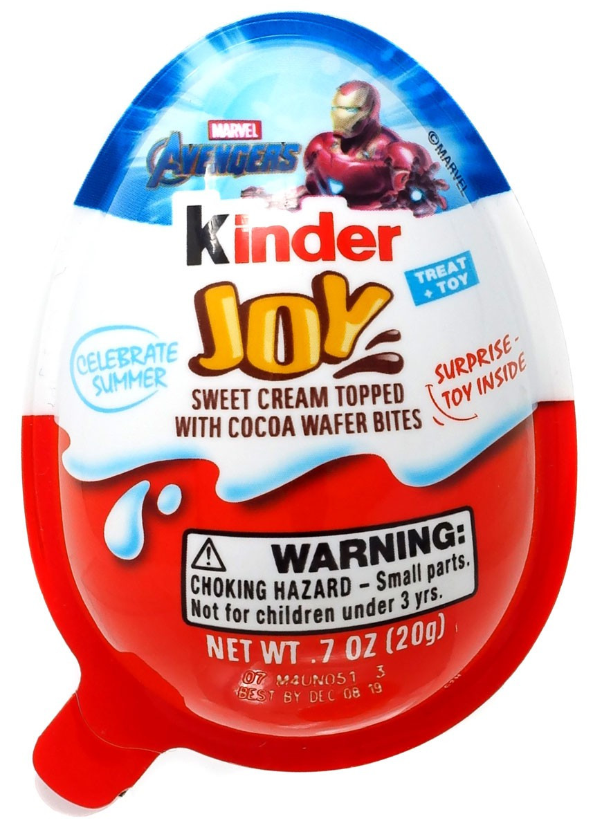 Kinder Joy Avengers Chocolate Surprise Egg Ferrero ToyWiz