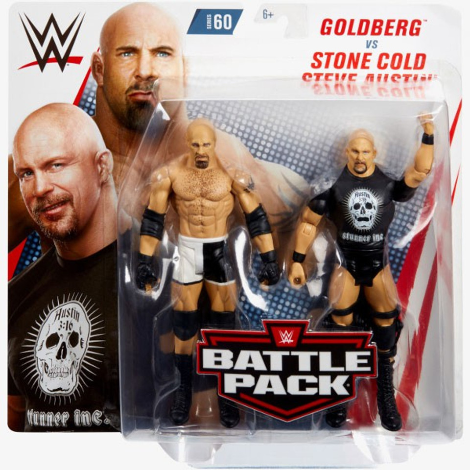 Wwe Wrestling Battle Pack Series 60 Goldberg Stone Cold Steve Austin 6