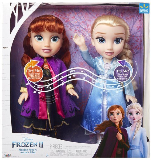Disney Frozen 2 Singing Sisters Anna Elsa Exclusive 14 Doll 2-Pack with