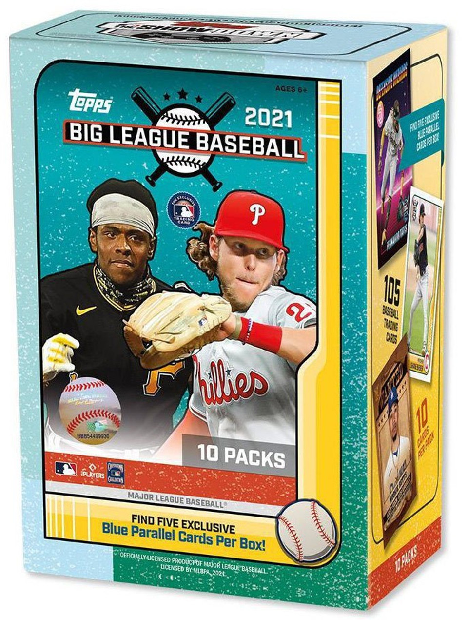 MLB Topps 2021 Big League Baseball Trading Card BLASTER Box 10 Packs