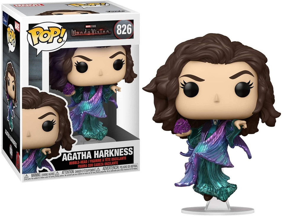 Funko Pop! Marvel: WandaVision–Agatha Harkness - Figurine en Vinyle à Collectionner - Idée de Cadeau - Produits Officiels - Jouets pour Les Enfants et Adultes - TV Fans : Funko