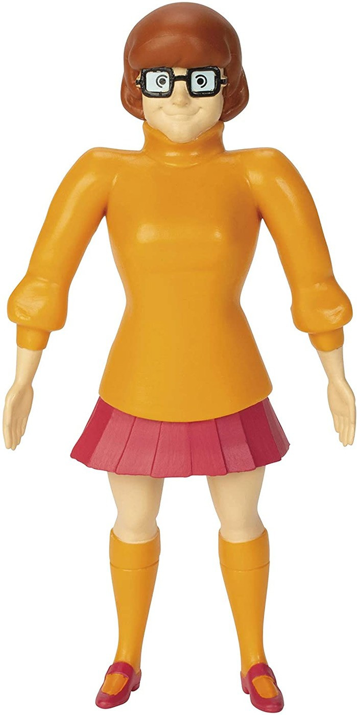 Scooby Doo Velma, Daphne, Fred, Shaggy ScoobyDoo 5 Bendable Figure Box