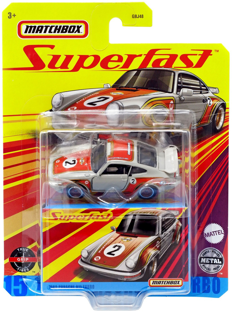 Matchbox Superfast 1980 Porsche 911 Turbo Diecast Vehicle 15 Mattel