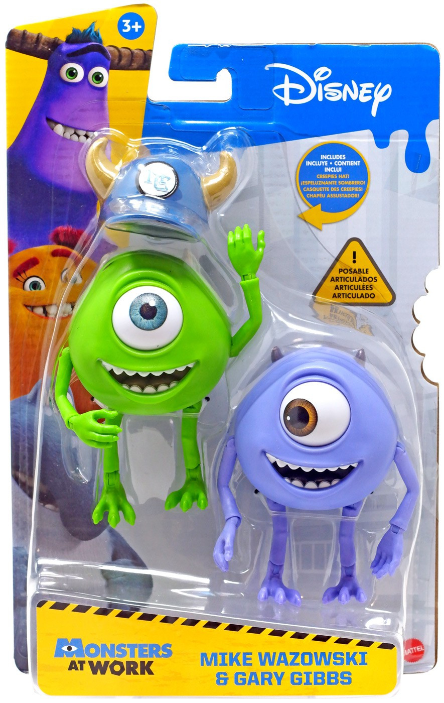 Disney Pixar Monsters Inc Monsters at Work Mike Wazowski Gary Gibbs 4.5