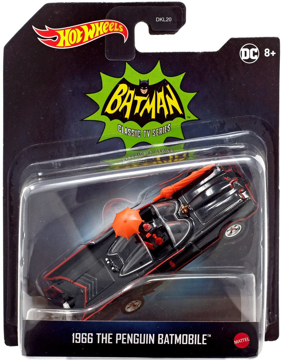 Hot Wheels Batman Classic Tv Series The Penguin Batmobile 150 Diecast Car Mattel Toys Toywiz