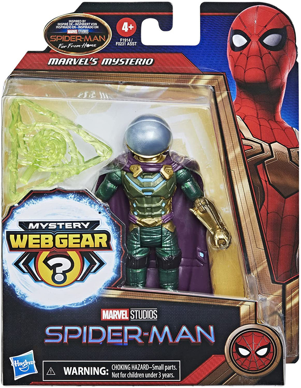 Marvel SpiderMan 3 Movie Marvels Mysterio 6 Action Figure Hasbro Toys ToyWiz