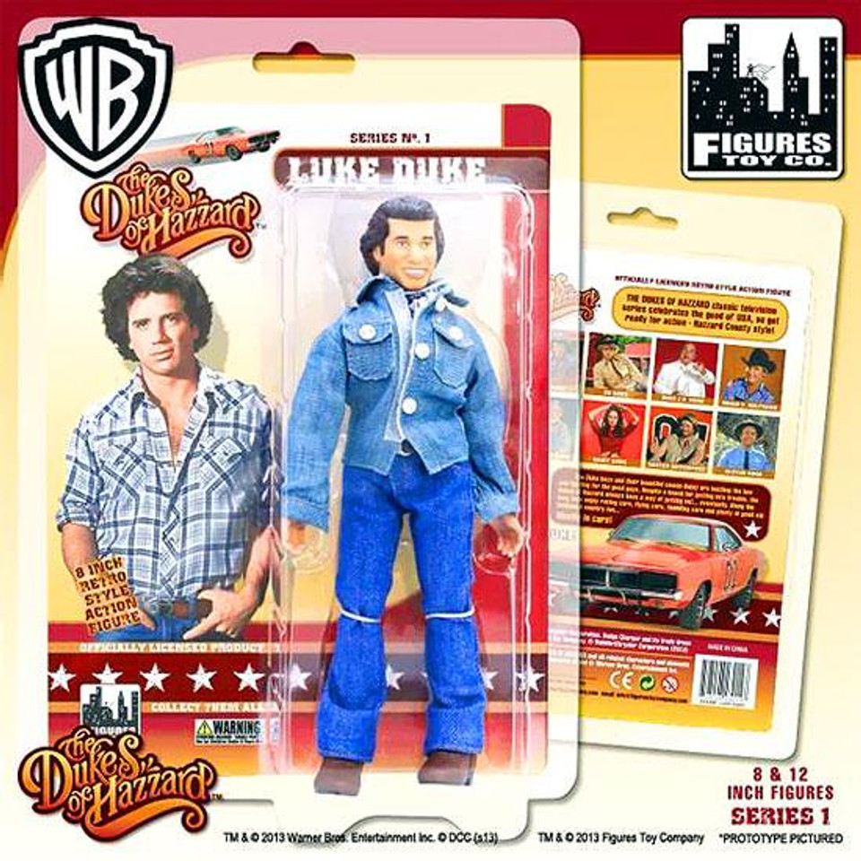 The Dukes Of Hazzard Series 1 Luke Duke 8 Action Figure Figures Toy Co 1162