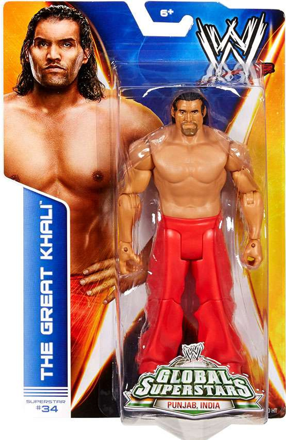 WWE Wrestling Series 40 Great Khali Action Figure 34 Mattel Toys ToyWiz