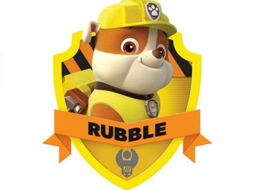RUBBLE PAW PATROL TOYS, ACTION FIGURES & PLUSH