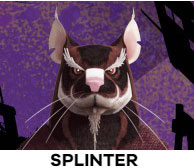 SPLINTER TOYS & ACTION FIGURES