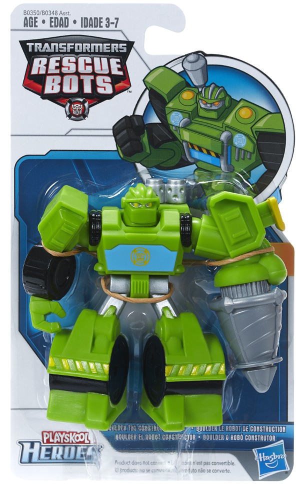 playskool heroes transformers rescue bots rescan boulder construction bot action figure