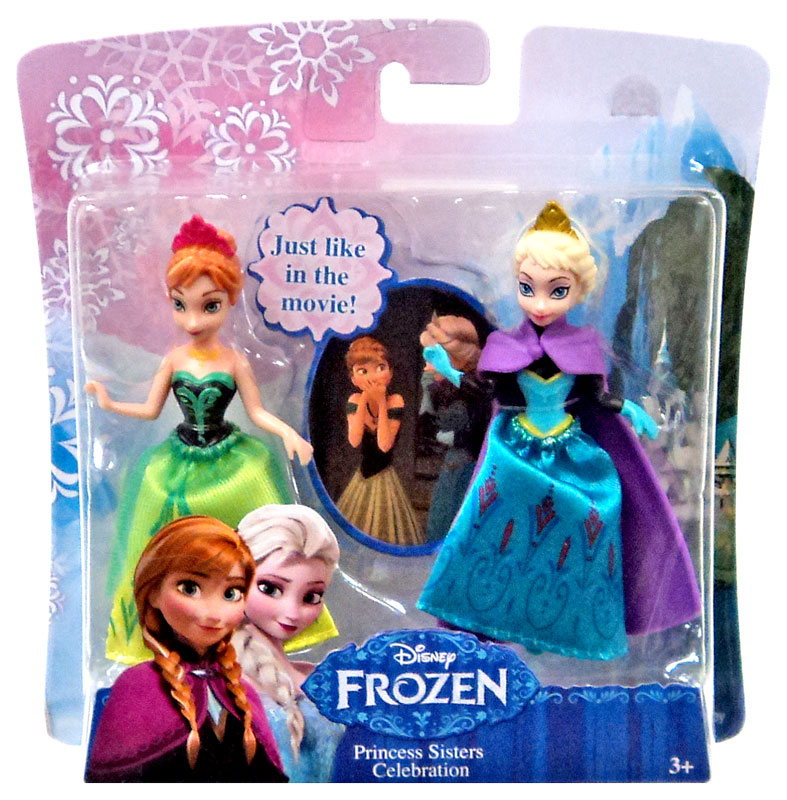 elsa and anna magiclip dolls