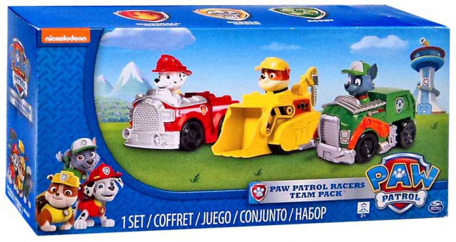 paw patrol racers team pack