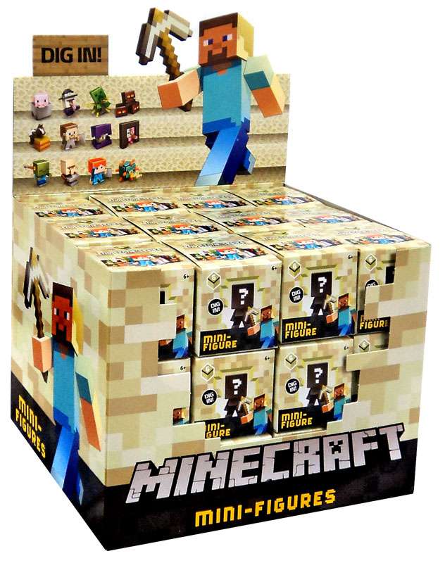 miniature minecraft figures