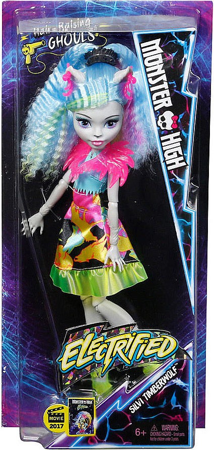 monster high electrified silvi timberwolf