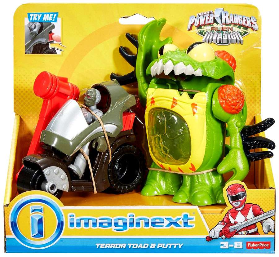 imaginext power rangers putty pack