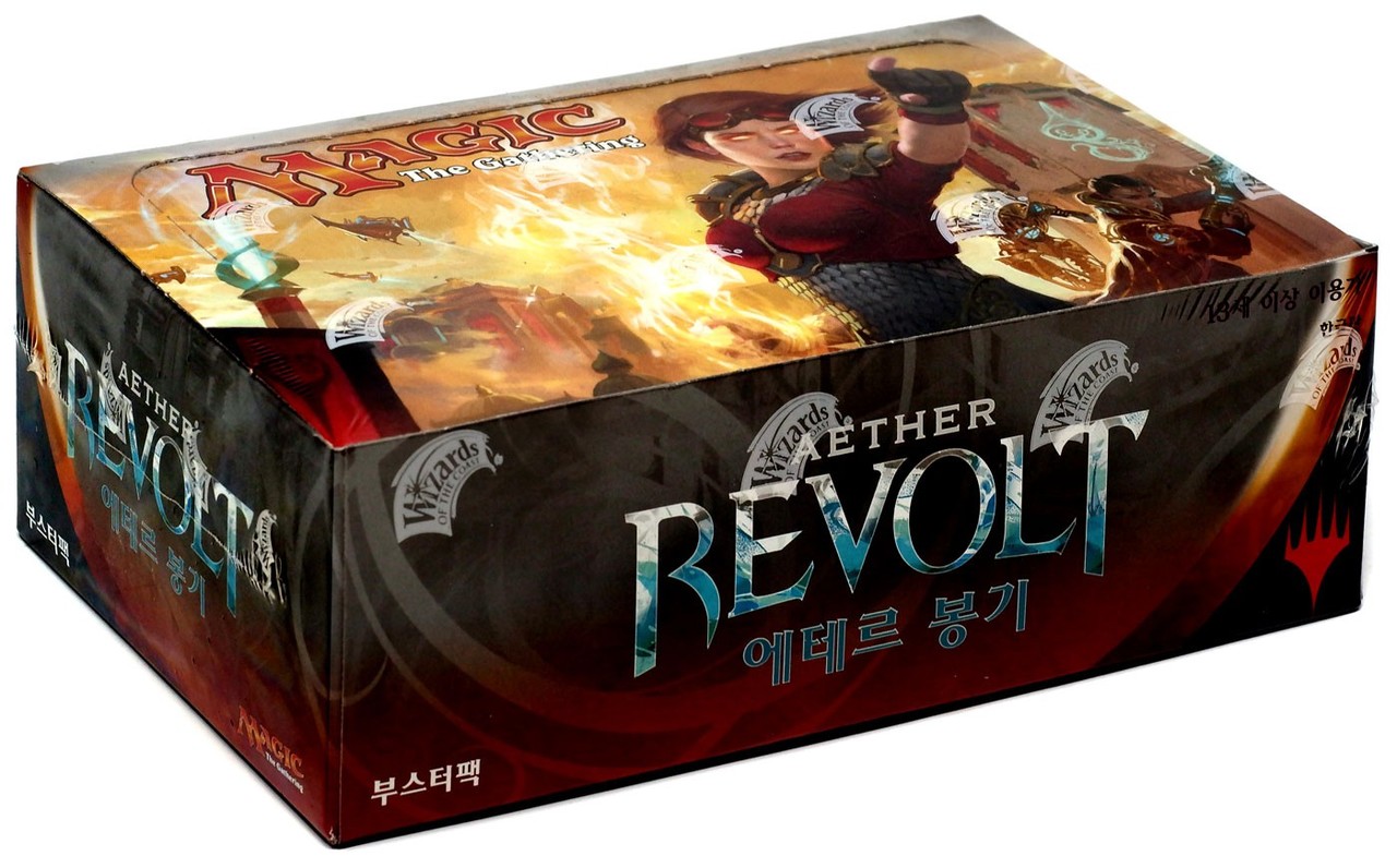 Magic The Gathering Aether Revolt Booster Packs Box for sale online 36 Packs 