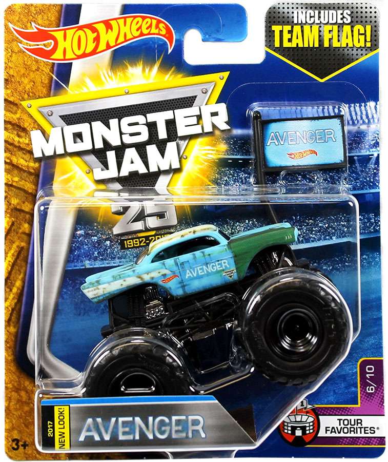 monster jam 25 hot wheels