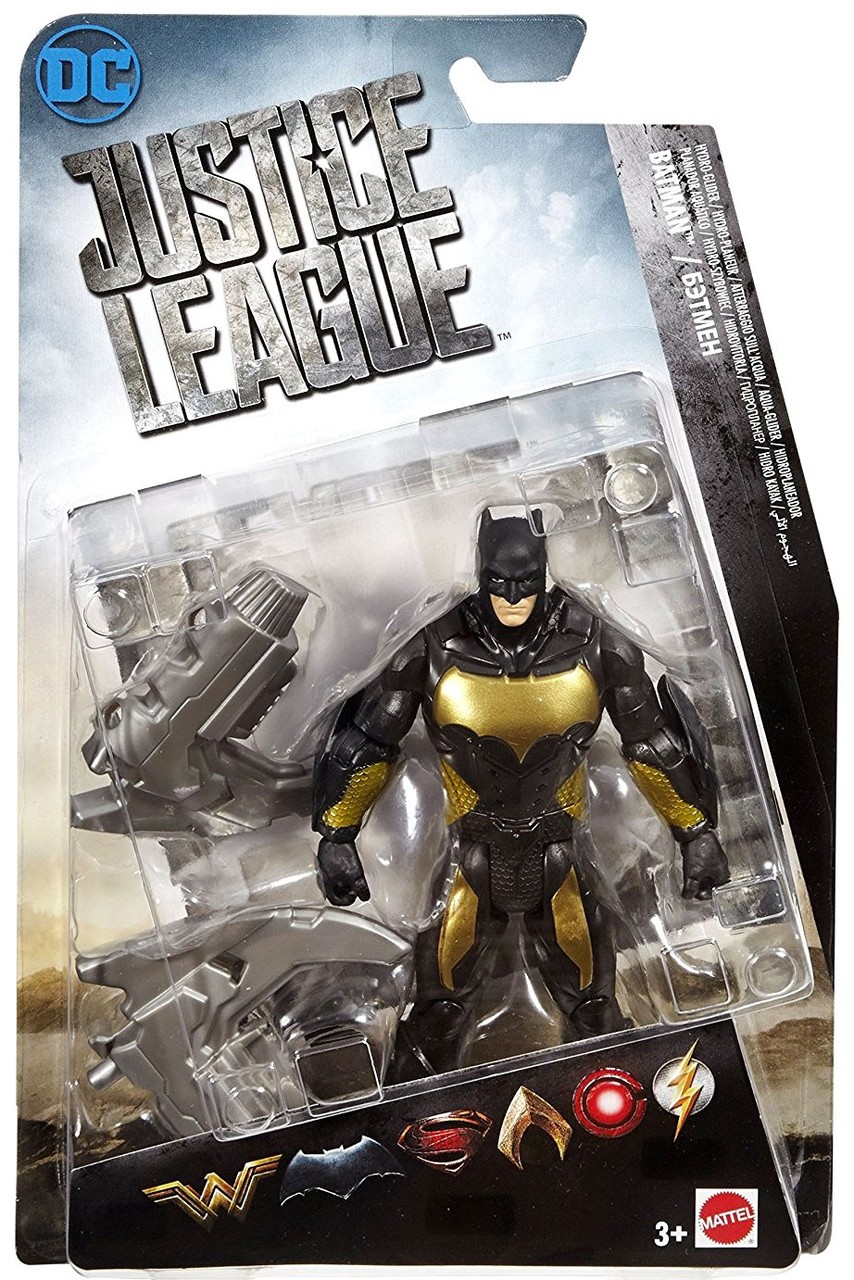 dc justice league movie batman 6 action figure collect build justice league base mattel toywiz