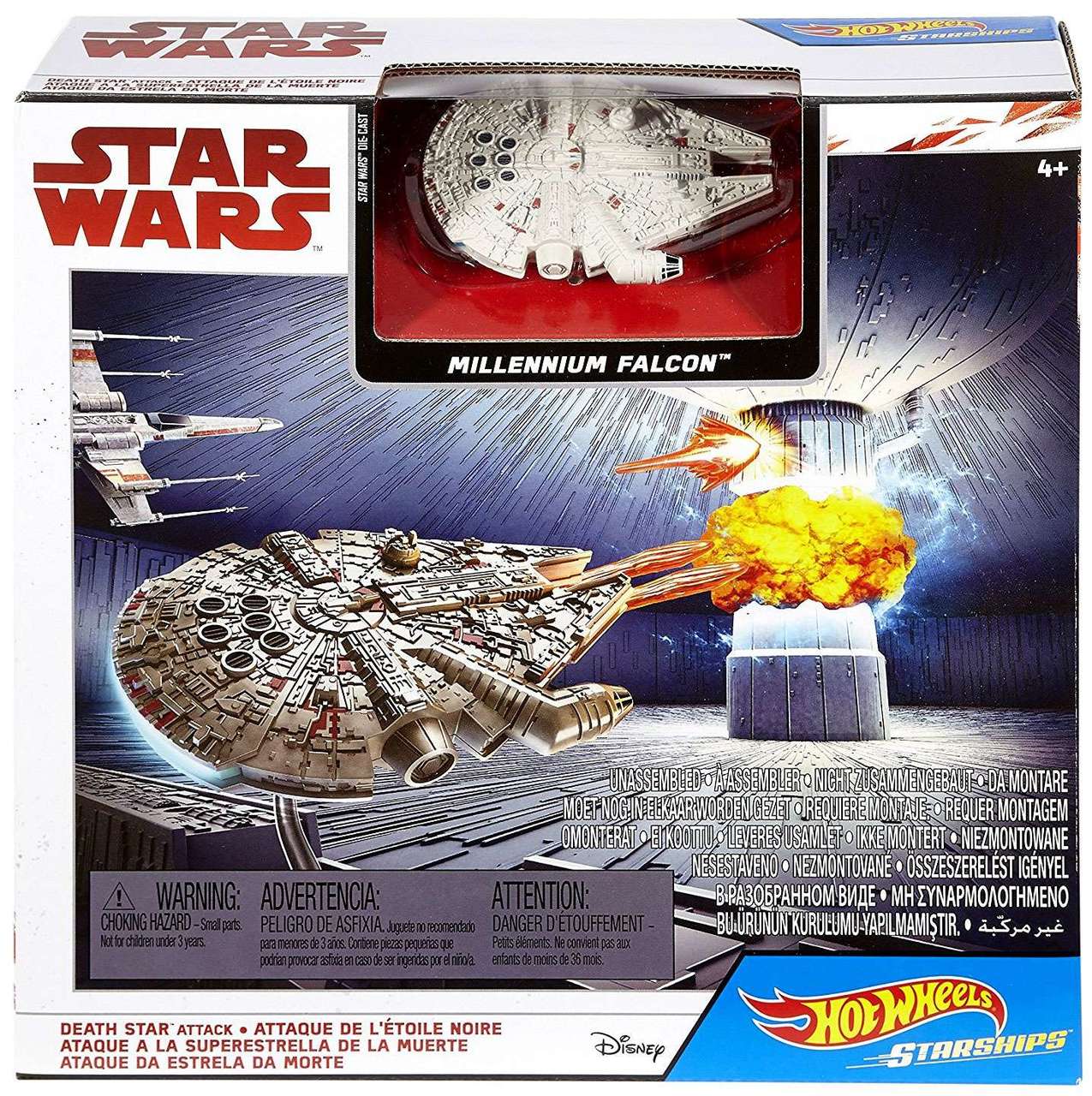 hot wheels star wars millennium falcon playset