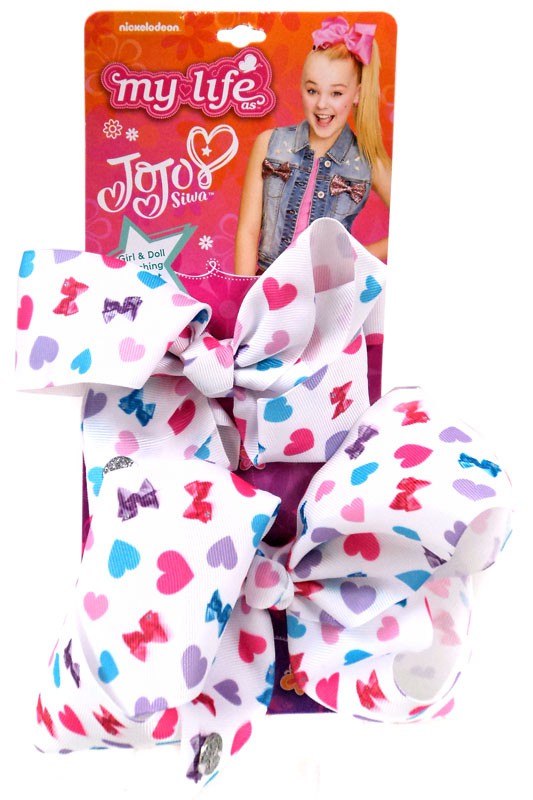 Nickelodeon My Life As Jojo Siwa Girl Doll Matching Bows Hearts