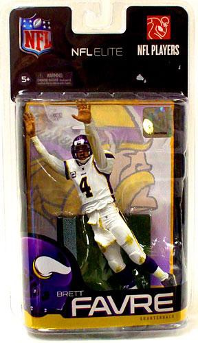 Mcfarlane Toys Nfl Minnesota Vikings Sports Picks Elite Series 1 Brett Favre Exclusive Action Figure