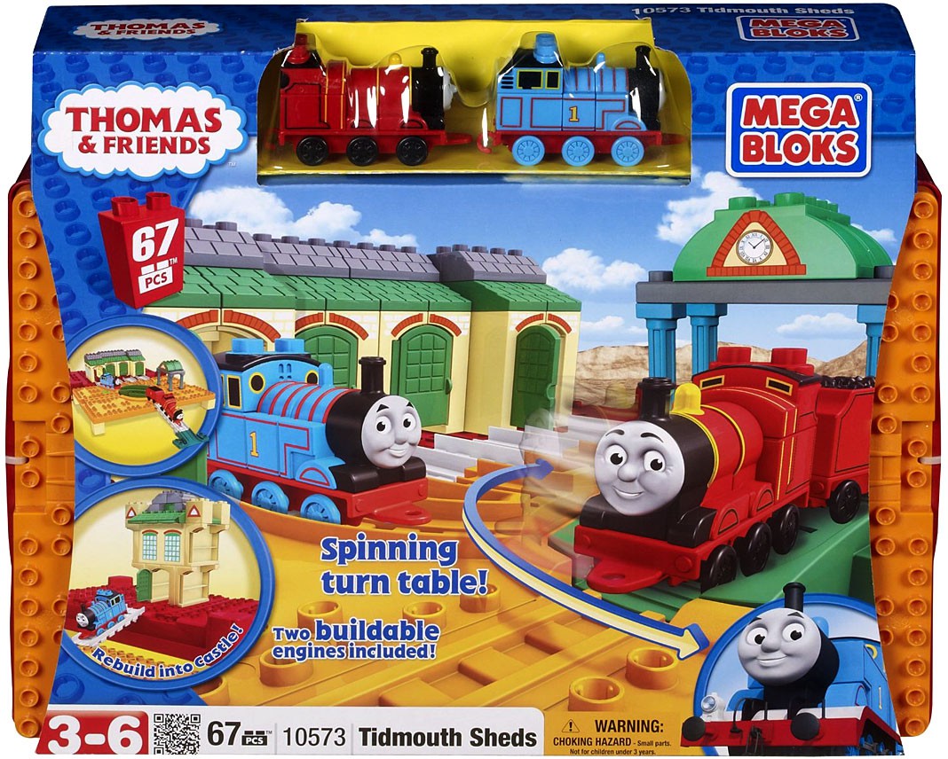 mega bloks thomas and friends build and go building set