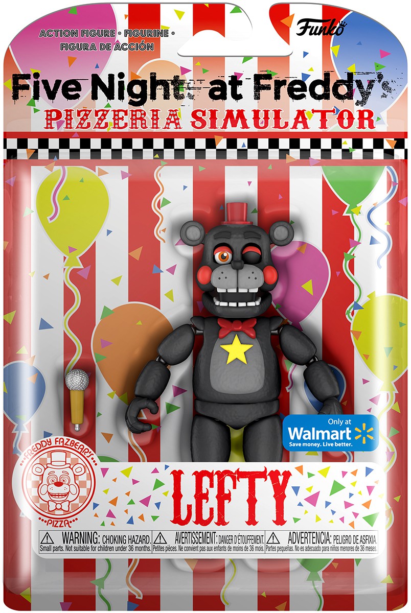 Funko Five Nights At Freddy S Pizzeria Simulator Lefty Exclusive Action Figure