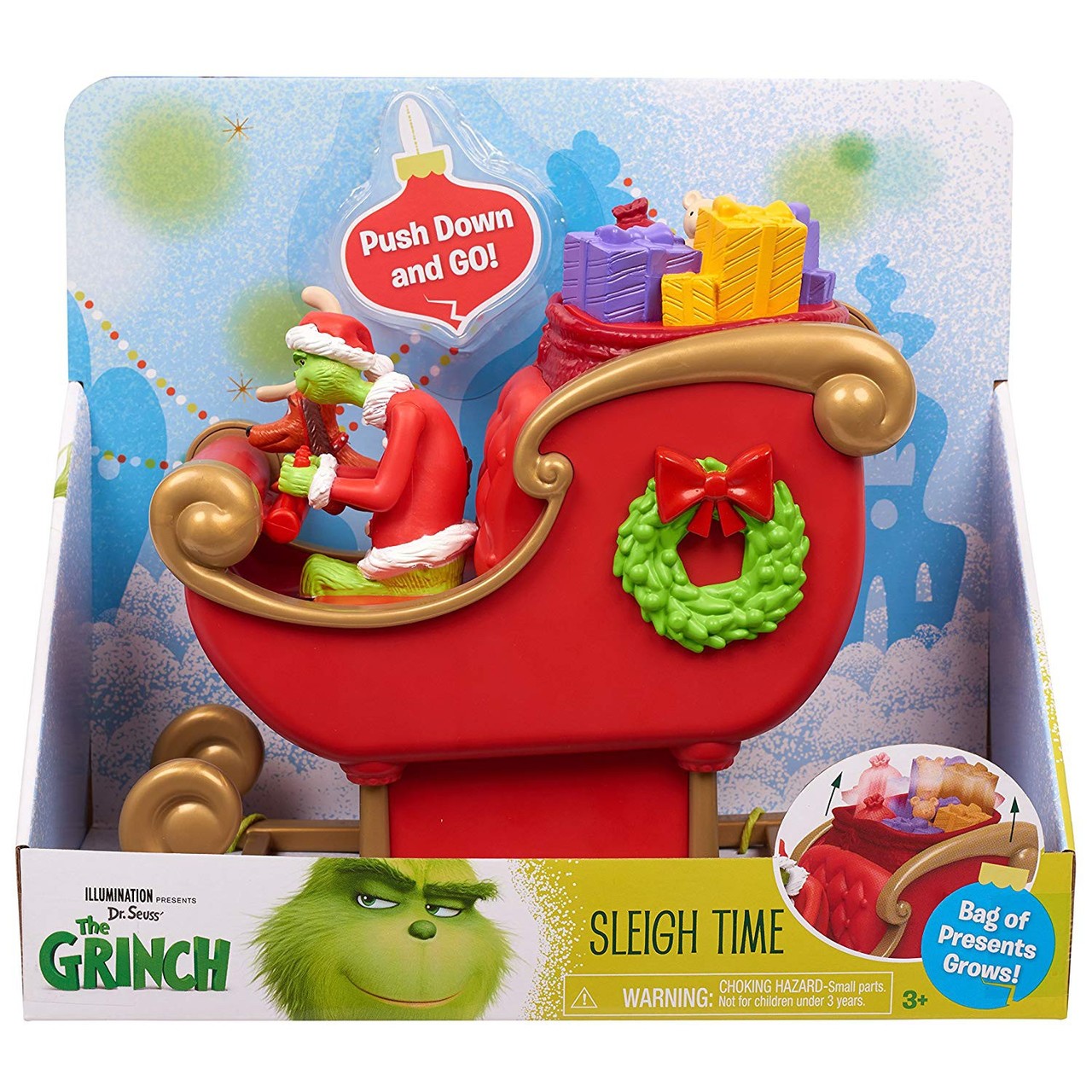 grinch movie playset